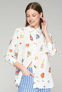 Mariela Blouse in Aperitivo