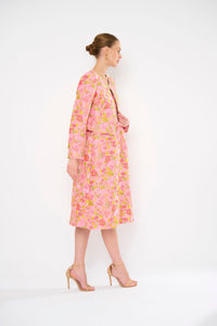 Omilia Coat in Springtime Brocade