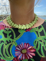 Load image into Gallery viewer, Large Sea Star Necklace in Green
