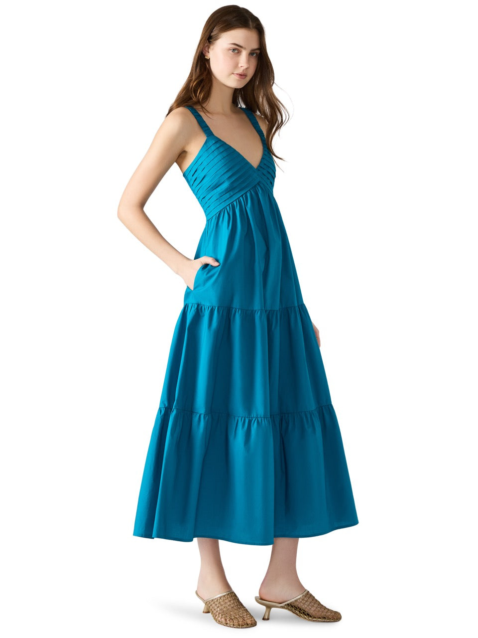 Eliora Dress in Celestial Blue