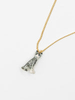 Load image into Gallery viewer, Grey Cat Mini Necklace
