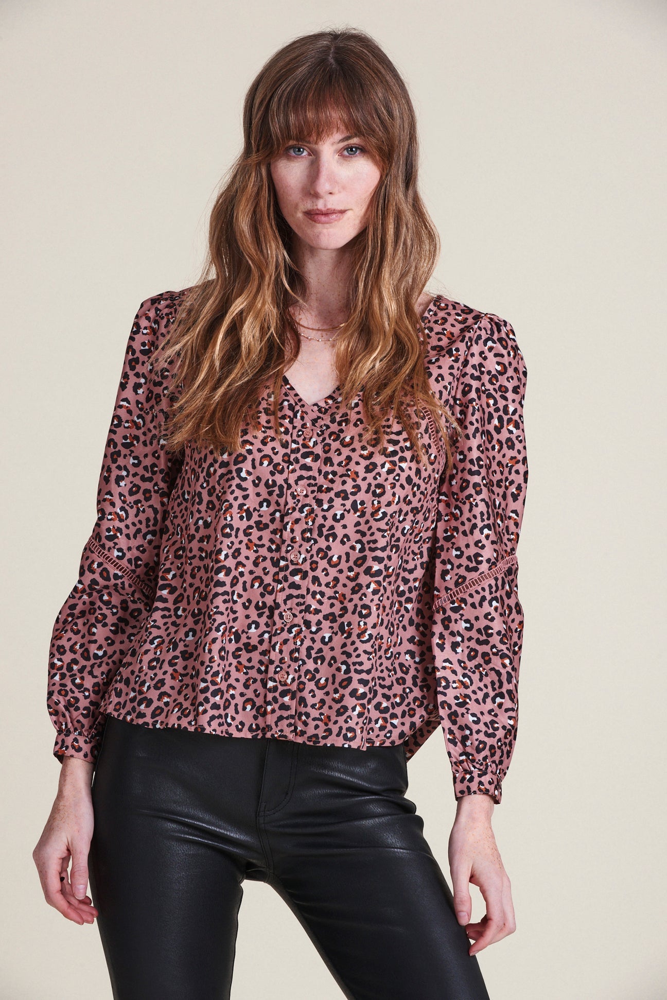 The Annie Shirt in Leopard