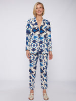 Load image into Gallery viewer, Clarise Trouser in Ikat Blue
