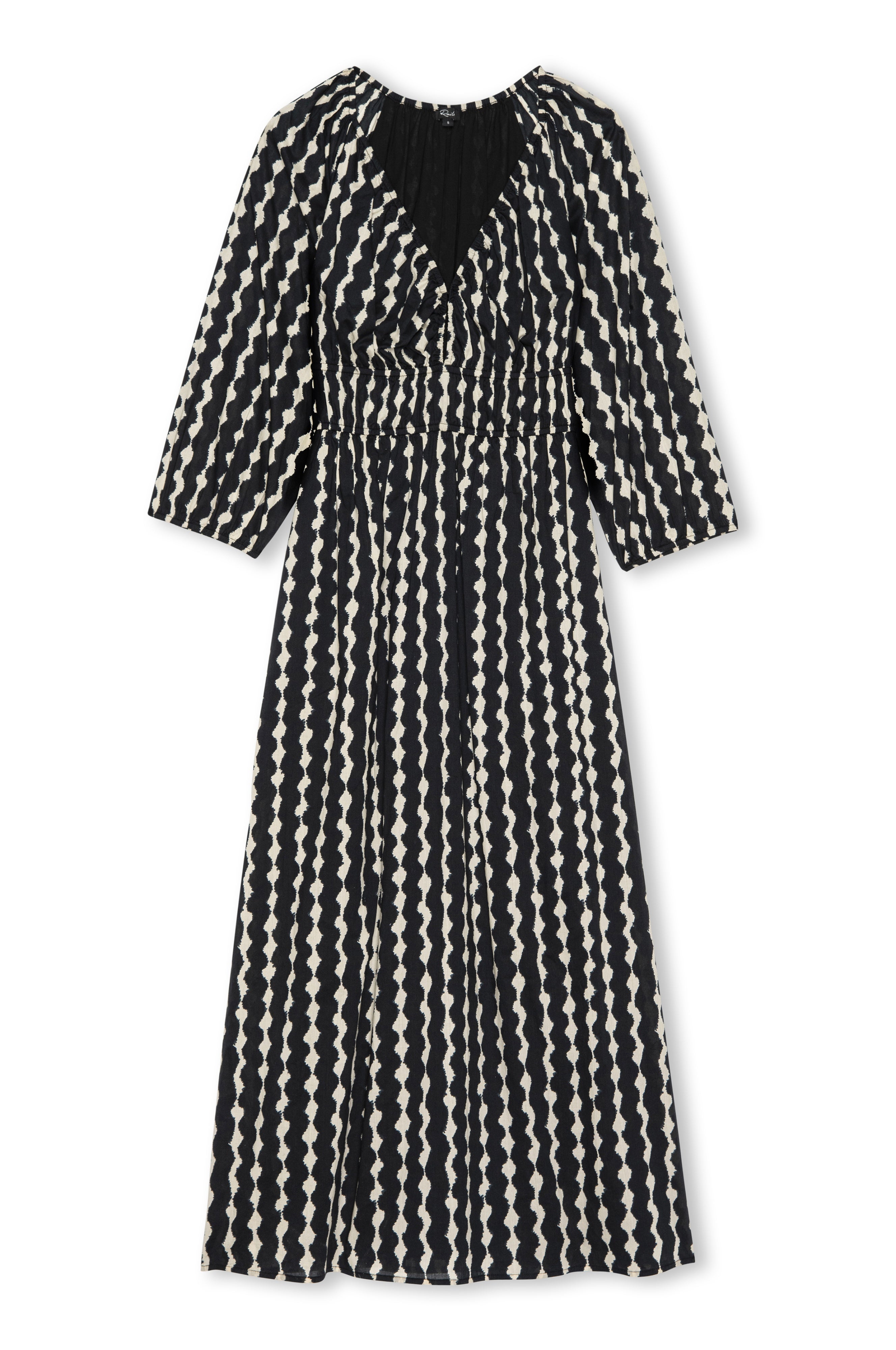 Paio Dress in Painted Noir