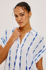 Load image into Gallery viewer, Farrah Shirt in Sardines
