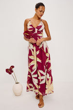 Load image into Gallery viewer, Palm Dress in Red Palma
