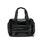 Load image into Gallery viewer, Voyager Travel Bag in Patent Black

