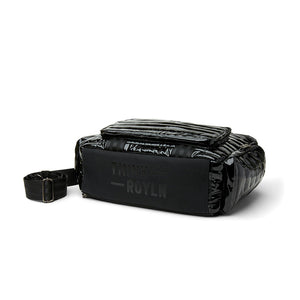 Voyager Travel Bag in Patent Black
