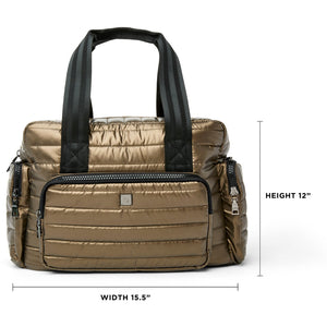 Voyager Travel Bag in Pearl Pyrite