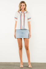 Load image into Gallery viewer, Puff Sleeve Top in Cream
