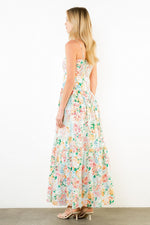 Load image into Gallery viewer, Floral Maxi Dress in Cream Multi
