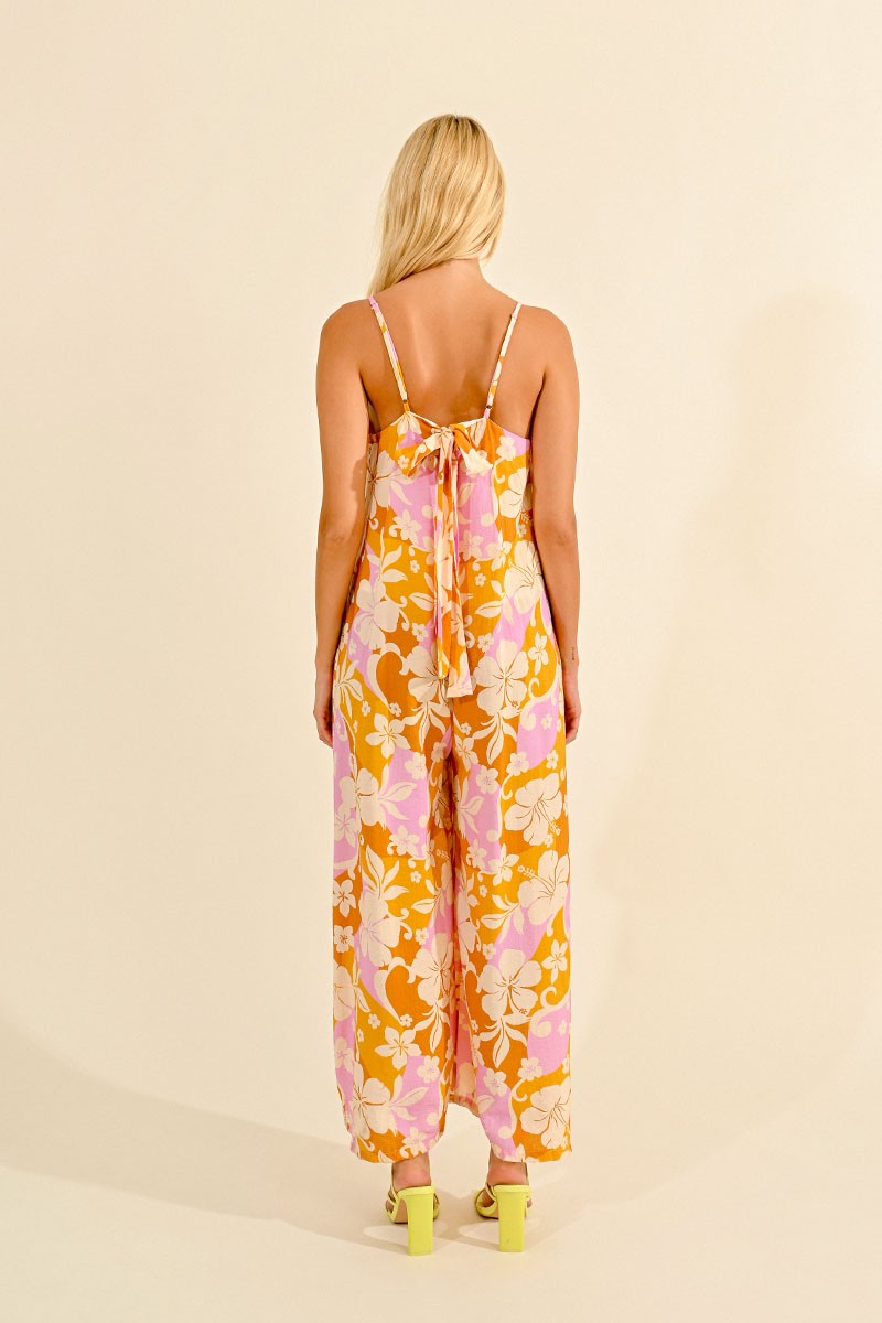 Wide Leg Jumpsuit in Multico Barbran