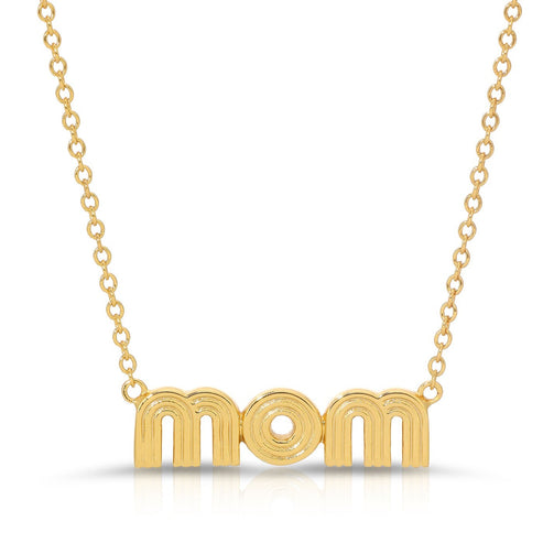 Word to Your Mom Necklace in Gold