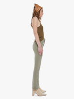 Load image into Gallery viewer, High Waisted Smokin&#39; Double Ankle in Oil Green
