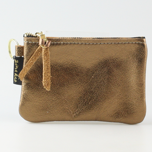 The Metallic Kara Coin Purse in Bronze