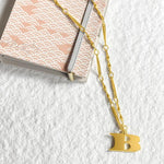 Load image into Gallery viewer, Fortune Initial Necklace in Gold
