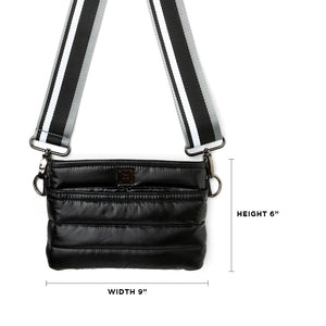 Bum Bag Crossbody in Pearl Black