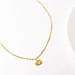 Load image into Gallery viewer, Fortune Initial Necklace in Gold
