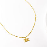 Load image into Gallery viewer, Fortune Initial Necklace in Gold
