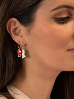 Load image into Gallery viewer, White Coral Branch Mini Earring
