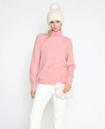 Load image into Gallery viewer, Little Heart Pom Pom Hat in Blush
