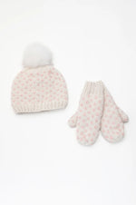 Load image into Gallery viewer, Little Heart Pom Pom Hat in Blush

