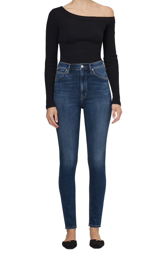 Chrissy High Rise Skinny in Morella