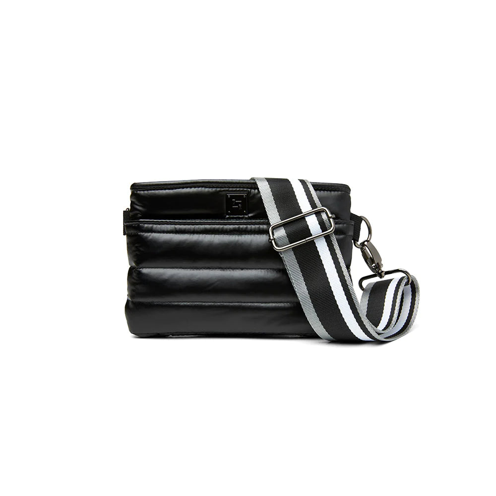 Bum Bag Crossbody in Pearl Black