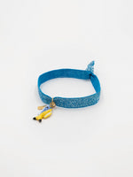 Load image into Gallery viewer, Fusilier Fish Blue Elastic Twistband Bracelet
