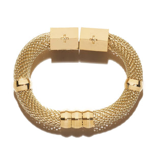 Mesh Classic Bracelet in Gold or the "Jill" Bracelet