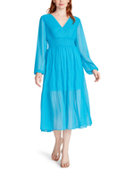 Load image into Gallery viewer, Nylah Dress in Aruba Blue
